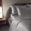 Fazzini Completo Lenzuola Matrimoniale 2 Piazze FAZZINI Letto Grigio 100% Raso di Cotone