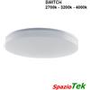 Silamp PLAFONIERA LED ROTONTA TRICOLOR 36W SWITCH 2700-3200-4000K DIAMETRO 330MM SILAMP