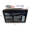 Batteria Piombo Ricaricabile Trustech 12V 7.5Ah Sigillata Ciclica BATT12V7.5A