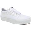 VANS SCARPE SNEAKER WARD DONNA RAGAZZA PLATFORM VN0A3TLC0RG1 BIANCO DAL 36 AL 41