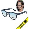 VisionMania OCCHIALI DA SOLE Uomo Johnny DEPP TONY STARK Blu STILE MOSCOT VINTAGE