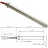 UNIVERSALE Resistenza Candeletta stufe a pellet 12,5 350W 16cm Palazzetti thermorossi ROYAL