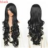 Donna lungo Capelli Ricci Parrucche Cosplay 80cm Palco Festa Accessorio