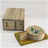 Porta incenso ventaglio in legno di paulownia Morning Glory Nakagawa Shuho co...