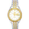 Seiko Orologio da polso Seiko SNKL24J1 Automatico Quadrante Bianco Casual da uomo
