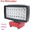 FARO 36 LED Lampada da Lavoro per Batterie Makita DeWalt Bosch Milwaukee faretto