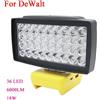 FARO 36 LED Lampada da Lavoro per Batterie Makita DeWalt Bosch Milwaukee faretto