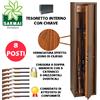 Utilia ARMADIO PORTAFUCILI ACCIAIO BLINDATO 4 8 POSTI FUCILIERA FINITURA EFFETTO LEGNO