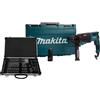 Makita HR2631FT12 SDS-PLUS TASSELLATORE DEMOLITORE 800W CON ASSORTIMENTO PUNTE