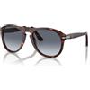 Persol Occhiali da sole uomo e donna Persol PO 649 tartaruga aviatore lenti sfumate blu