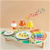 Giocattolo musicale xilofono per bambini Giocattolo a percussione in legno