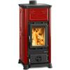 Nordica 7112600 Stufa a Legna 6,5kW EMILIANA Bordeaux 5 stelle