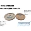facilemarket Coppia mole smerigli per affettatrice 40-10-6 GC con 40-8-6 FC