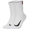 Nike Unisex Calzini U Nk Multiplier Crew 2Pr Cush, White/White, SK0118-100, XL