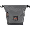 Ergodyne Arsenal 5186 - Custodia per maschera respiratoria, adatta a respiratori a metà e a tutto viso, chiusura regolabile Roll Top, grigio, grigio, Borsa respiratoria completa, chiusura arrotolabile