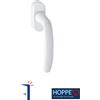 Hoppe Maniglia martellina per finestra bianca DK Atlanta rosetta ovale Hoppe