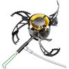 Optimus Fornello multicombustibile Optimus Polaris Optifuel, Fornello da esterno da 4200 W per benzina, gasolio, cherosene e gas, Include pompa, parabrezza e borsa per il trasporto per trekking e spedizioni