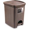 Stefanplast Pattumiera Elegance Ratt 20 Litri Tortora Marrone Stefanplast