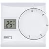 EMOS - termostato digitale con display LCD - manuale, cablato - riscaldamento/raffreddamento - intervallo temperatura 5-30 °C - montaggio a vista - facile da usare - batteria inclusa - bianco