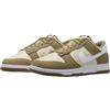 NIKE Dunk Low Retro SE, Sneaker Uomo, Bianco Oliva Neutro Lt Bianco Cachi, 43 EU
