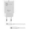 Cellularline USB-C Charger Kit 20W - USB-C to Lightning - iPad (2020) da rete la
