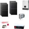 luxpower Kit Off grid autoconsumo 4Kwp Pannello Solare LONGI 585Wp + omaggio