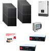 luxpower Kit Off grid autoconsumo 8Kwp Pannello Solare LONGI 585Wp + omaggio