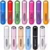PORTA PROFUMO DA VIAGGIO 5ml DISPENSER BORSA TASCABILE RICARICABILE VARI COLORI