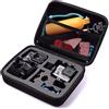 TEKCAM valigetta impermeabile EVA protettiva borsa per GoPro Hero 6 5/Akaso Apeman/Dbpower/Soocoo/Crosstour 4 K Action Camera impermeabile, ideale per viaggi casa Storage, Case-Medium