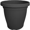 Veca Vaso Rotondo Verona Plastica Antracite cm.60