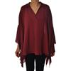 Blusa m/m da Donna KI 6 Taglia S-M Colore Rosso