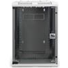 DIGITUS Armadio di rete 10 / 19 - Montaggio a parete - 10 pollici (10U orizzontale) o 19 pollici (5U verticale) - Grigio