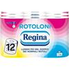 regina Rotoloni regina carta igienica confezione da 12 rotoli 500 strappi morbida