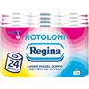 regina Rotoloni regina carta igienica confezione da 24 rotoli 500 strappi morbida