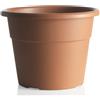 Crazystock selected Vaso Cilindrico 45 Cm. colore Terracotta Art.30145