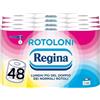 regina Rotoloni regina carta igienica confezione da 48 rotoli 500 strappi morbida