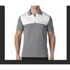 BMW 80142460940 BMW Golfsport polo per uomo,Grigio/Bianco, taglia L -ORIGINALE- BMW