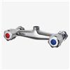 Not specified Rubinetto miscelatore doccia bagno finitura cromata doppia uscita valvola montag