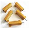 Custodia RESISTENZA CASSA ALLUMINIO 50 W 10 OHM RESISTENZA SHUNT ORO 5 PEZZI IN UNA SC...