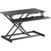 VALUE Supporto da scrivania regolabile in altezza, 800 x 400 mm, nero
