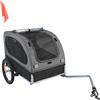 Rimorchio per Cani Bici Passeggino per Animali Domestici Carico max. 40 kg
