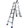 MARCHETTI SCALA TELESCOPICA TRASFORMABILE EQU33 MARCHETTI 6+6 FINO A 2,80 MT PROFESSIONALE