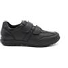Enval Soft scarpe da uomo con doppio strappo invernale in pelle nero memory foam