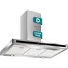 Svan Campana Extractora Tipo T 90cm Inox SVCT9654D. Potencia 650m3/h, Tiro Doble, 3 Velocidades, Control Táctil, Filtro apto para Lavavajillas.