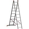MARCHETTI Scala TRASFORMABILE a sfilo in alluminio MARCHETTI 2 elementi 9+9 piolo 28 mm