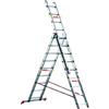 MARCHETTI Scala TRASFORMABILE a sfilo alluminio MARCHETTI 3 elementi 12+12+12 piolo 28 mm