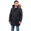 Parka Uomo Eskimo Neve Imbottito Cappuccio Giubbotto Invernale Piumino VEQUE