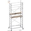 MARCHETTI IMPALCATURA PONTEGGIO TRABATTELLO SCALA ALLUMINIO ZEUS MARCHETTI H 3,6 M 4 RUOTE