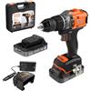 Black & Decker Black&Decker Trapano avvitatore BRUSHLESS con doppia batteria 18V 2.0 Ah 50 Nm