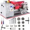 VEVOR Tornio da Banco in Metallo Tornio per Legno Professionale 600W 180x300mm